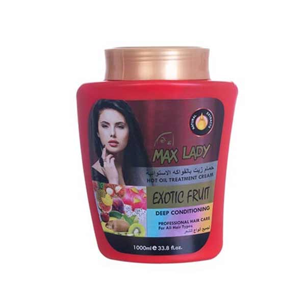 ماسک مو میوه های استوایی مکس لیدی حجم 1000 میلی لیتر