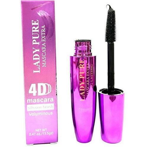 ریمل حجم دهنده و بلند کننده لیدی پیور بنفش 4بعدی اورجینال