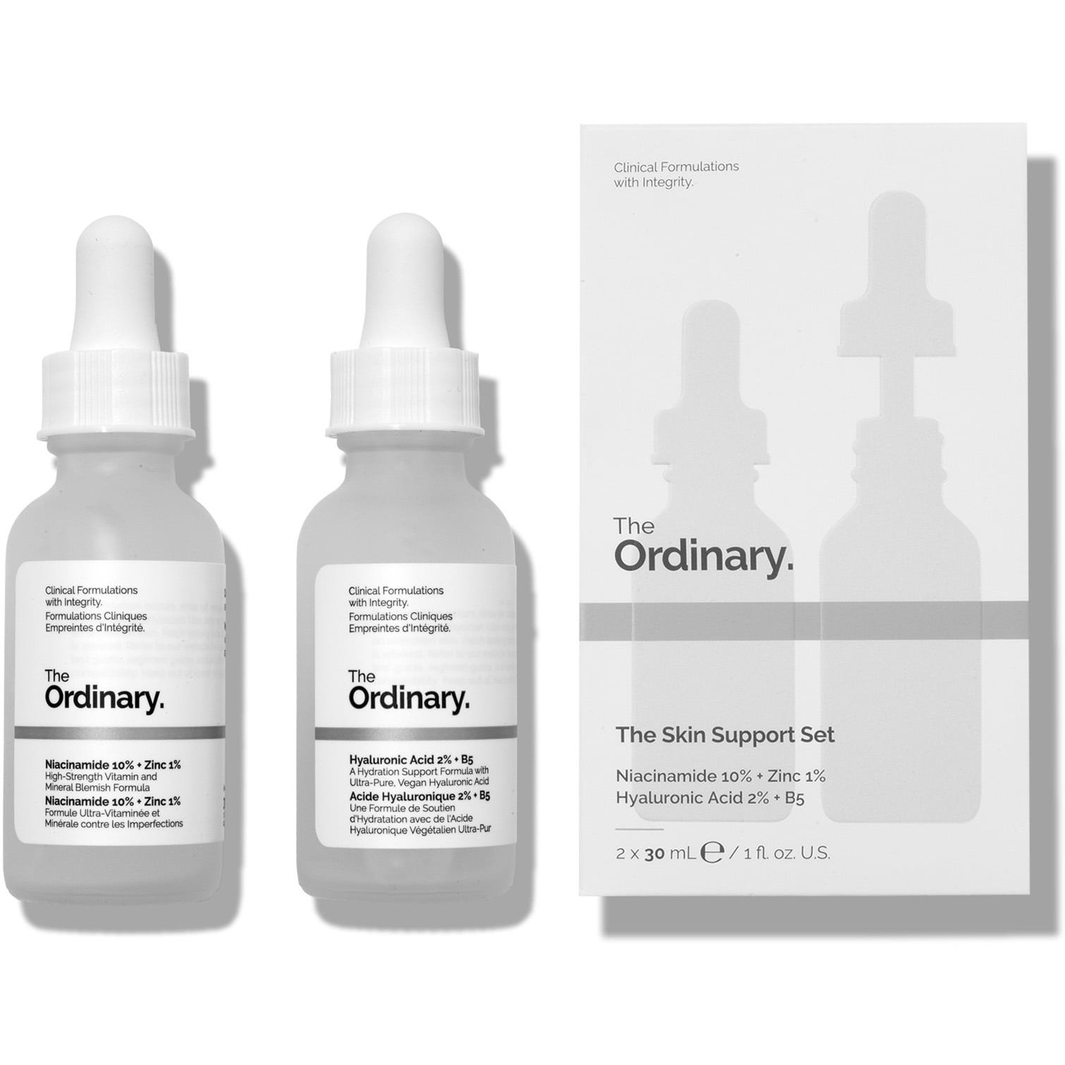 پک سرم نیاسینامید و هیالورونیک اسید اوردینری بسته دوتایی The Ordinary